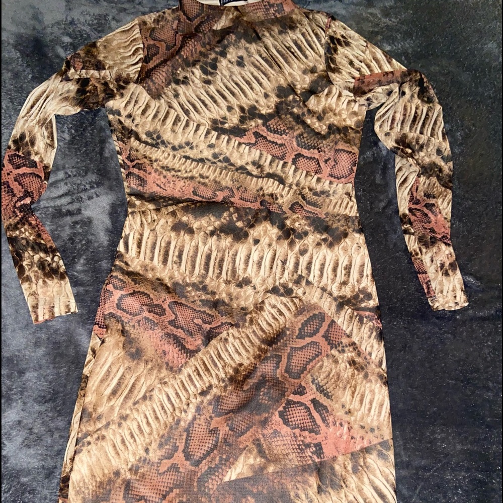 Don’t Hurt’em Snakeskin Dress